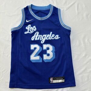 LeBron James Lakers Nike Swingman Jersey Youth Small #23 Classic Edition Blue